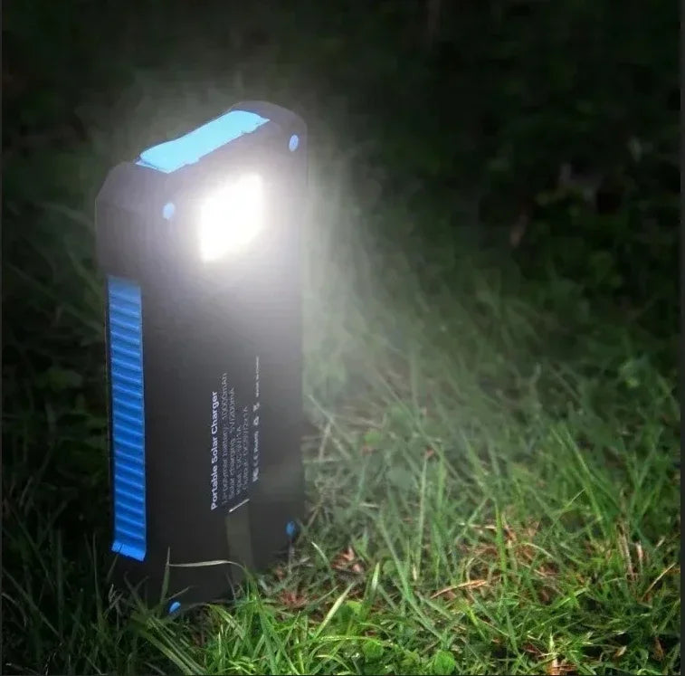 200000mah Solar Power Bank for Convenient and Fast Charging, USB Port Charger, Suitable for Xiaomi LED Lights